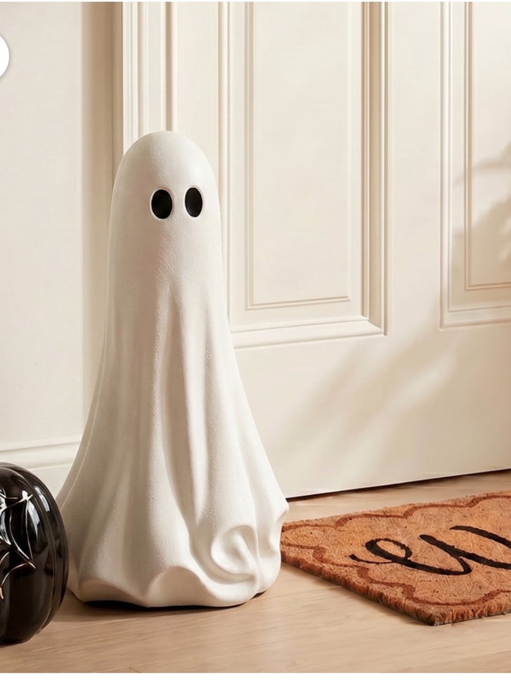 My Texas House Large Ghost Tabletop Decoration, Black and White, 22" - Picture 2 of 4